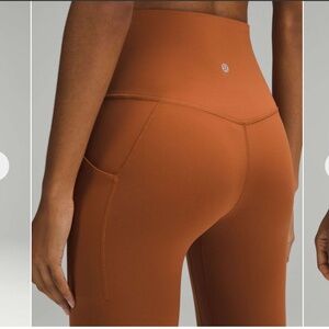 Lululemon high rise align with pockets